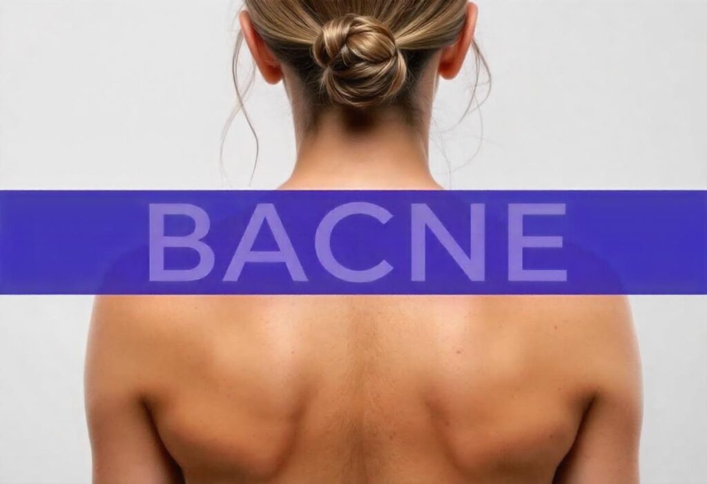 back acne scars